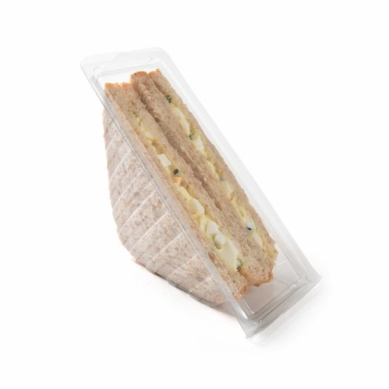 Faerch Standard Size clear Lidded Recyclable Sandwich Wedge