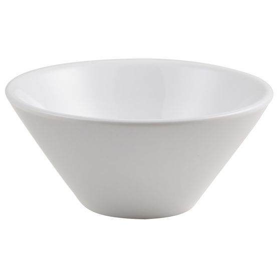 Genware Porcelain Low Conical Bowl 13.5cm/ 5.25"