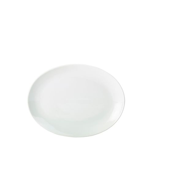 Genware Porcelain Oval Plate 31cm/ 12.25"