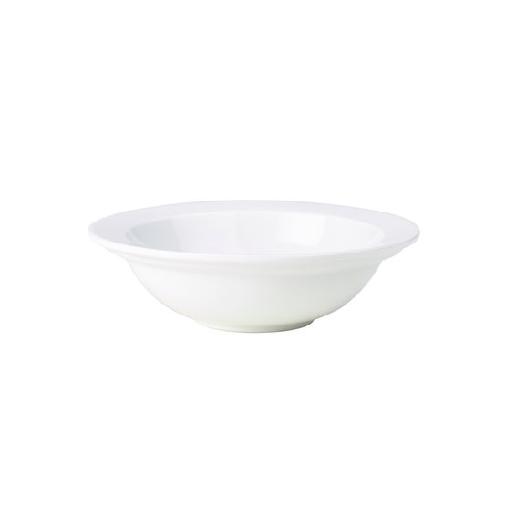 Genware Porcelain Rimmed Oatmeal Bowl 16cm/ 6.25"