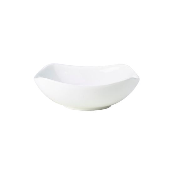 Genware Porcelain Rounded Square Bowl 15cm/ 6"