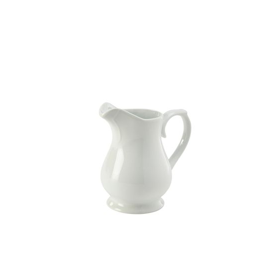 Genware Porcelain Traditional Serving Jug 28cl/ 10oz