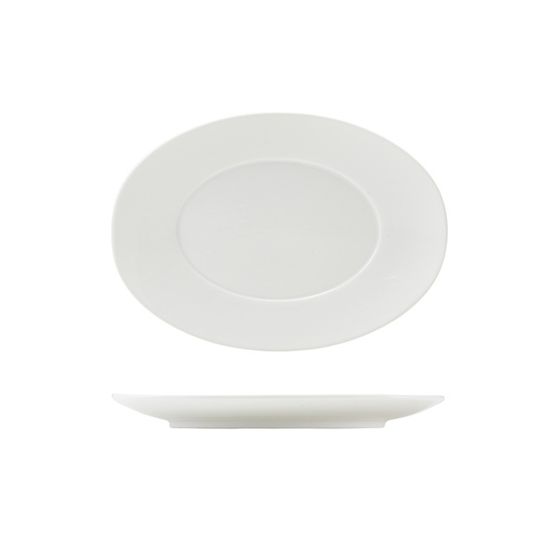 GenWare Porcelain Winged Oval Plate 25.5cm/ 10"