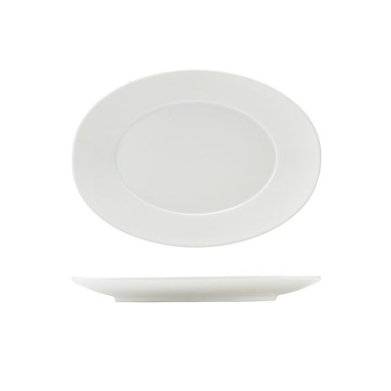 GenWare Porcelain Winged Oval Plate 28cm/ 11"