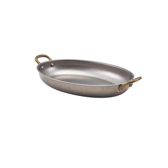 GenWare Vintage Steel Oval Dish 24.5 x 17.5cm