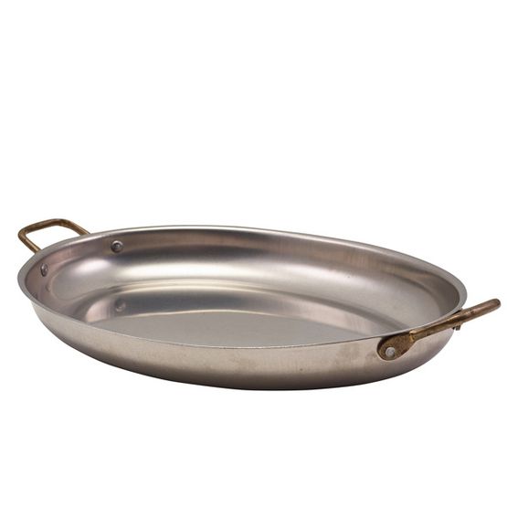 GenWare Vintage Steel Oval Dish 37.5 x 26cm