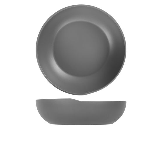 Grey Copenhagen Melamine Bowl 28 x 7.5cm
