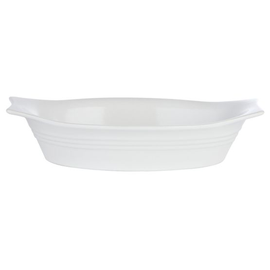 Porcelite Bakeware Oval Eared Dish 21.5cm / 8.75"