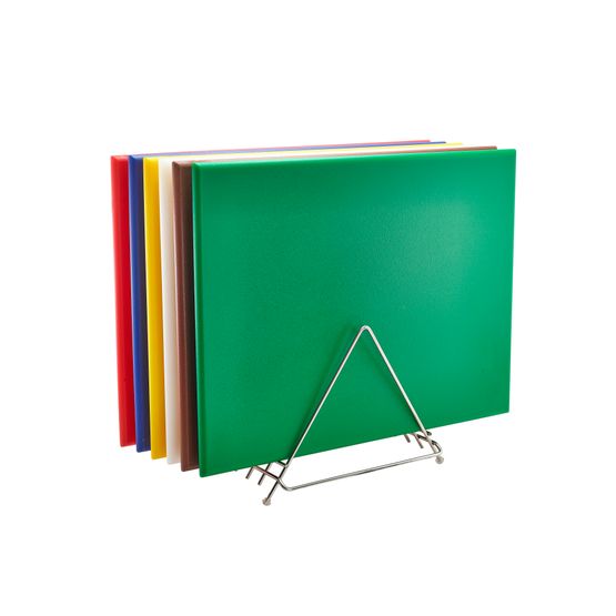 High Density Chopping Board And Rack Set 24 x 18 x 0.75"