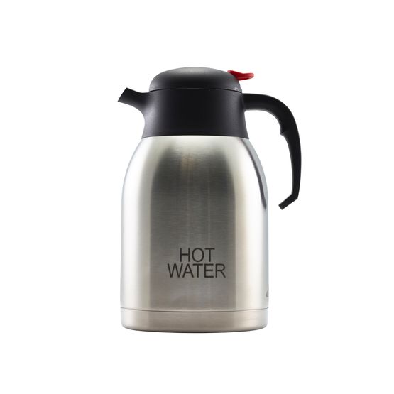 Hot Water Inscribed Stainless Steel Vacuum Jug 2.0L