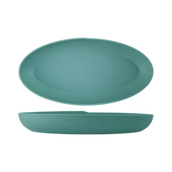 Jade Copenhagen Oval Melamine Deep Dish 55 x 27.5 x 7.5cm
