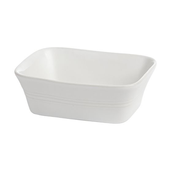 Porcelite White Rectangular Baker 16.5 x 13 x 5.5cm
