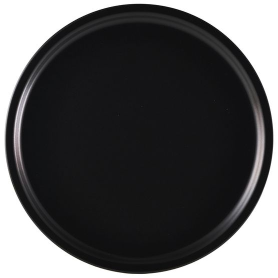 Luna Stoneware Black Pizza Plate 33cm/ 13"