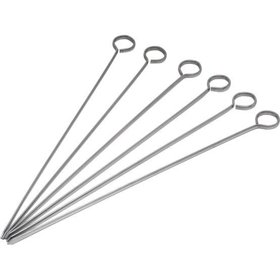 Stainless Steel Skewers 10" (Packs Of 6)