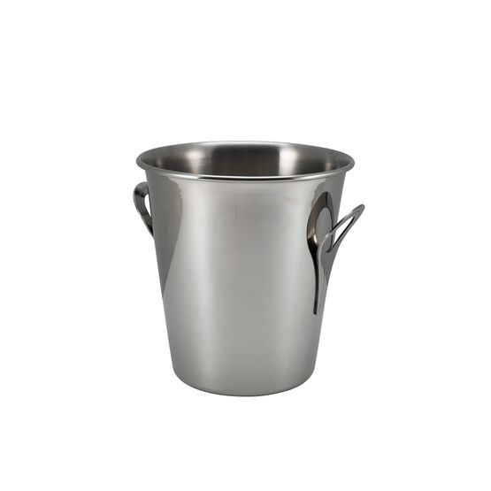 Stainless Steel Wine Bucket Tulip Design -Stainless Steel Handles