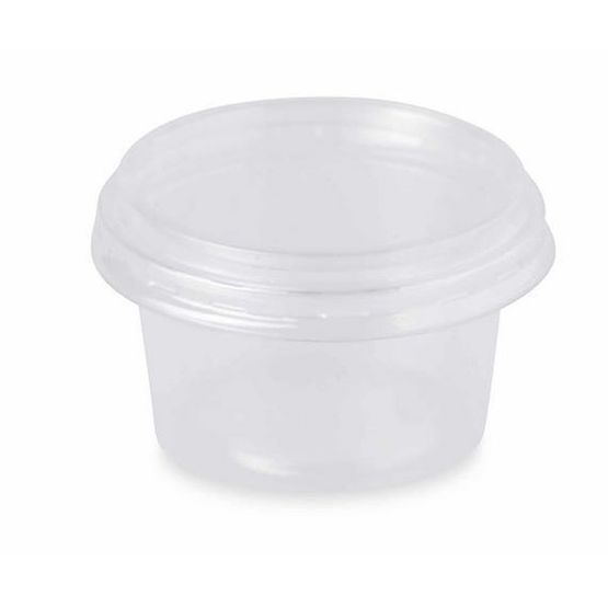 4oz Majestic Plastic Containers With Lids