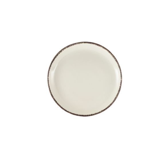 Sereno Stoneware Grey Coupe Plate 24cm
