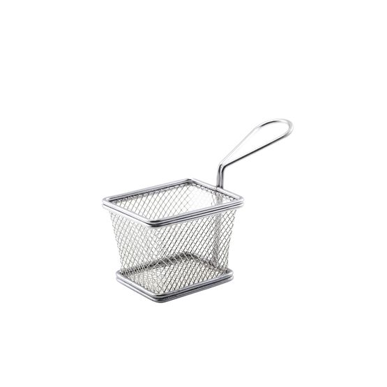 Serving Fry Basket Rectangular 10 X 8 X 7.5cm