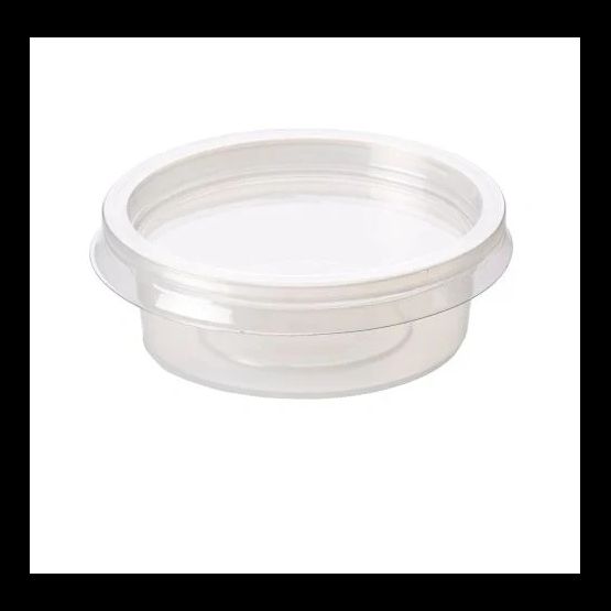 2oz Majestic Plastic Containers With Lids