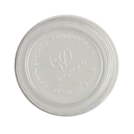 Vegware Cf736 2 / 4oz PLA Portion Pot Lids