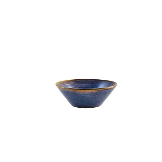 Terra Porcelain Aqua Blue Conical Bowl 14cm