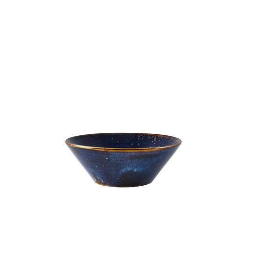 Terra Porcelain Aqua Blue Conical Bowl 16cm