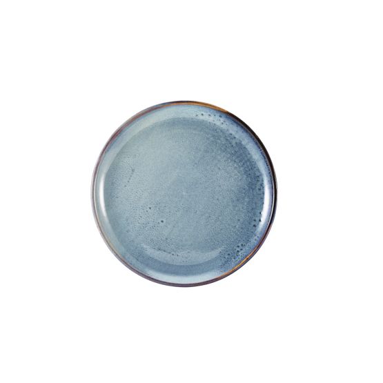 Terra Porcelain Aqua Blue Coupe Plate 27.5cm