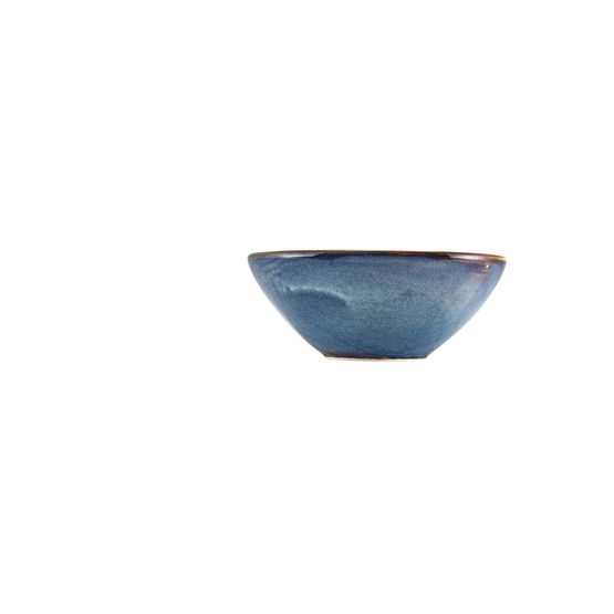 Terra Porcelain Aqua Blue Organic Bowl 16.5cm