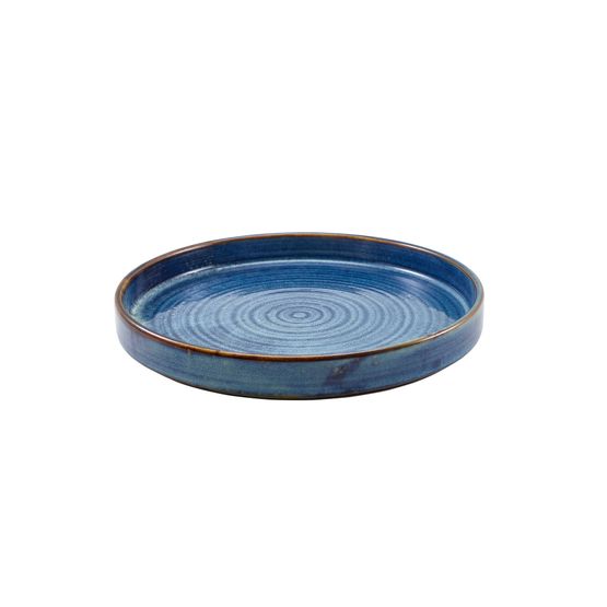 Terra Porcelain Aqua Blue Presentation Plate 26cm