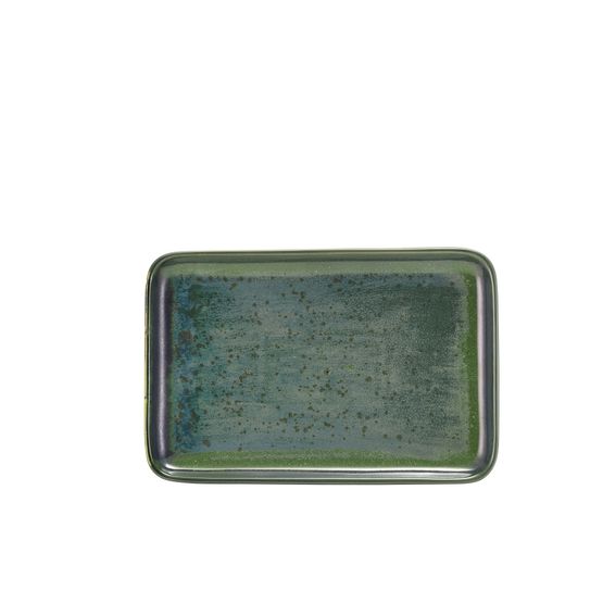 Terra Porcelain Aqua Green Rectangular Platter 30 x 20cm