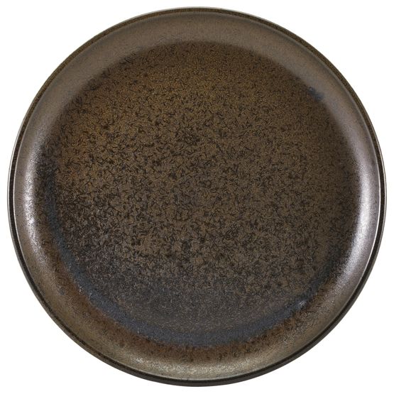 Terra Porcelain Black Coupe Plate 30.5cm