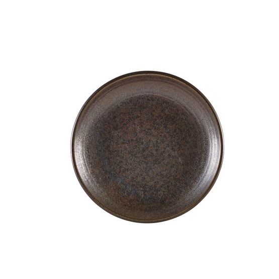 Terra Porcelain Black Deep Coupe Plate 25cm