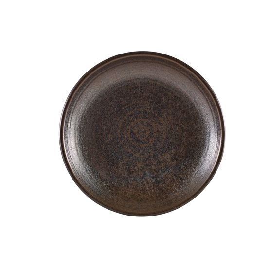Terra Porcelain Black Deep Coupe Plate 28cm