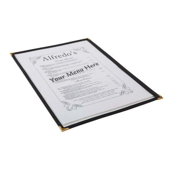 American Style Clear Menu Holder - 1 Page