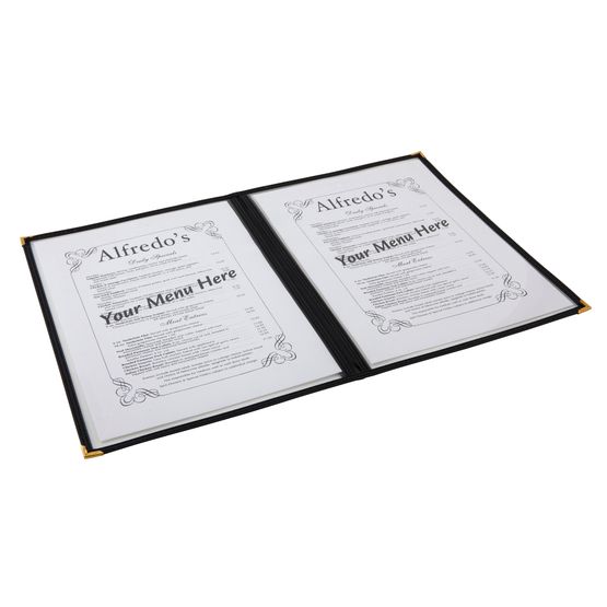 American Style Clear Menu Holder - 2 Page