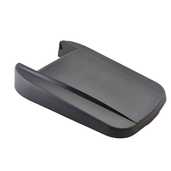 Black Closed Lid For Grey Recycling Bin 85L