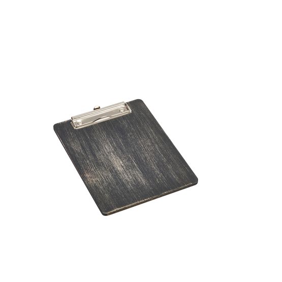 Black Wooden Menu Clipboard A5 18.5x24.5x0.6cm