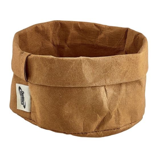 Brown Washable Paper Bag 13 Dia x 10cm (H)