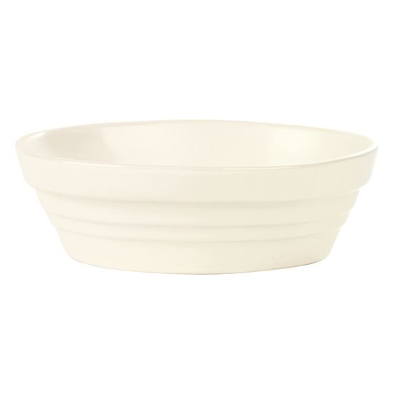 Porcelite White Oval Baking Dish 14cm / 5.75" (1)