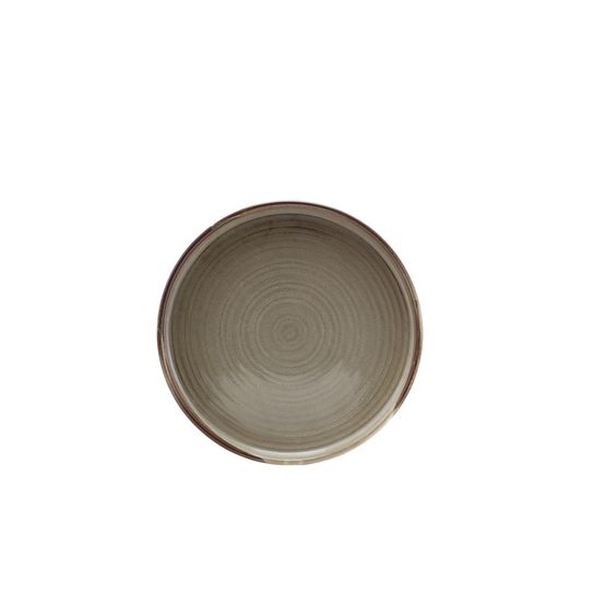 Terra Porcelain Grey Low Presentation Plate 21cm