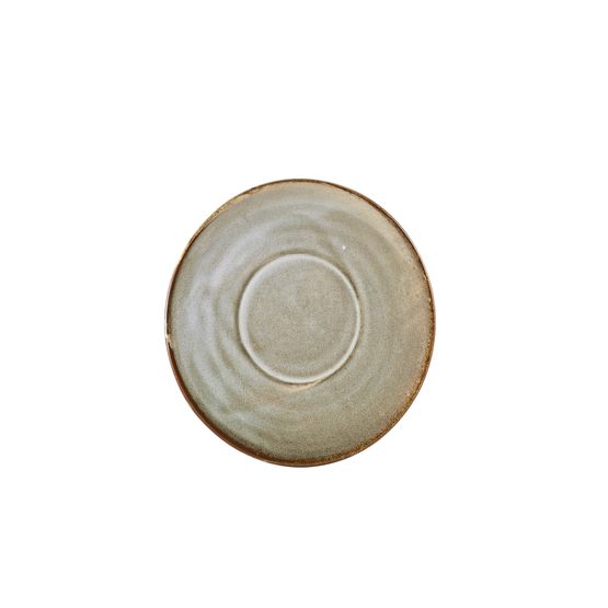Terra Porcelain Grey Saucer 14.5cm
