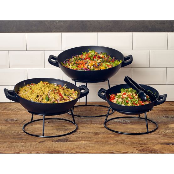 GenWare Black Anti-Slip Round Buffet Riser 10cm only £6.63