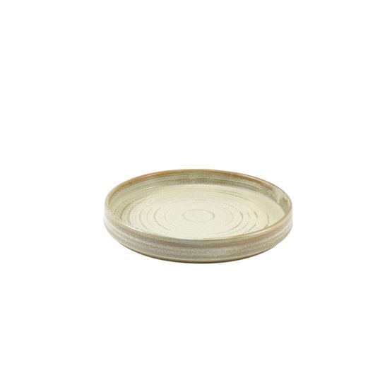 Terra Porcelain Matt Grey Presentation Plate 20.5cm