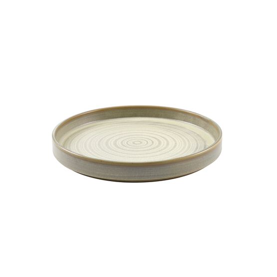 Terra Porcelain Matt Grey Presentation Plate 26cm