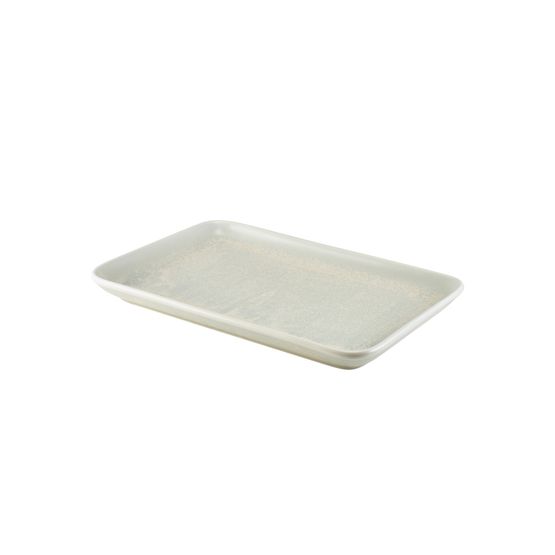 Terra Porcelain Pearl Rectangular Platter 30 x 20cm