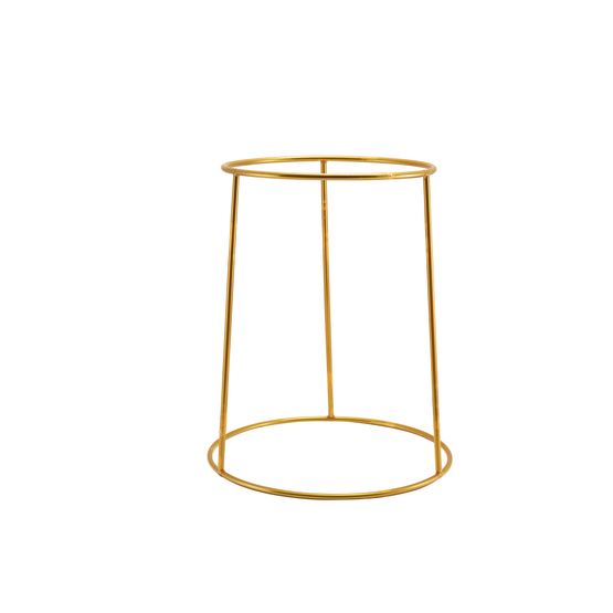 GenWare Gold Anti-Slip Round Buffet Riser 30cm