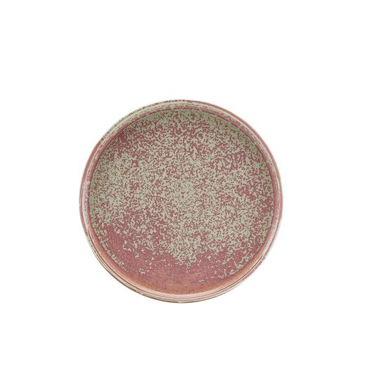 Terra Porcelain Rose Low Presentation Plate 25cm