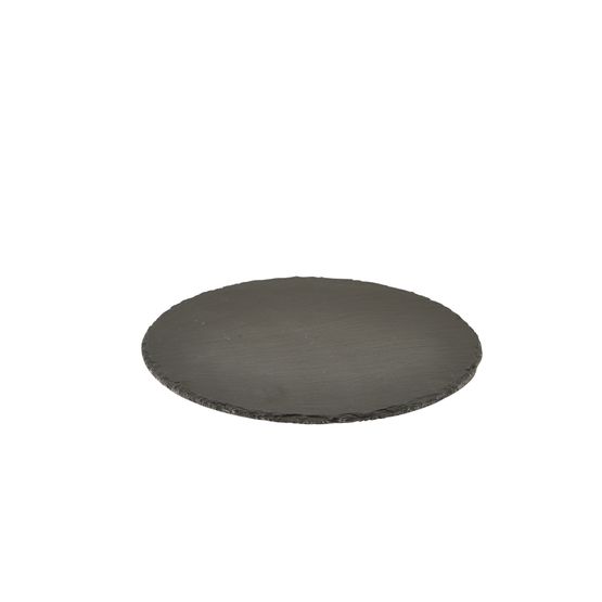 Genware Natural Edge Slate Platter 30cm Round