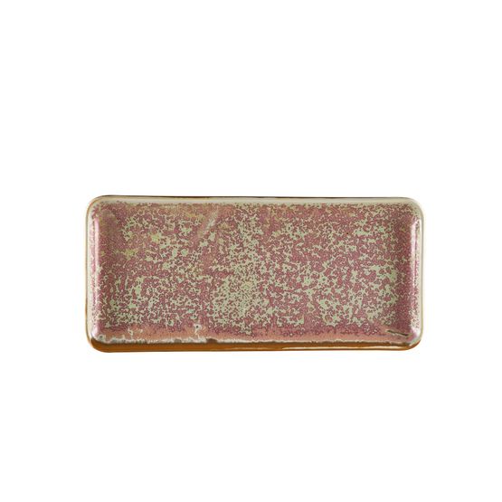 Terra Porcelain Rose Narrow Rectangular Platter 31 x 14cm