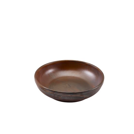 Terra Porcelain Rustic Copper Coupe Bowl 23cm